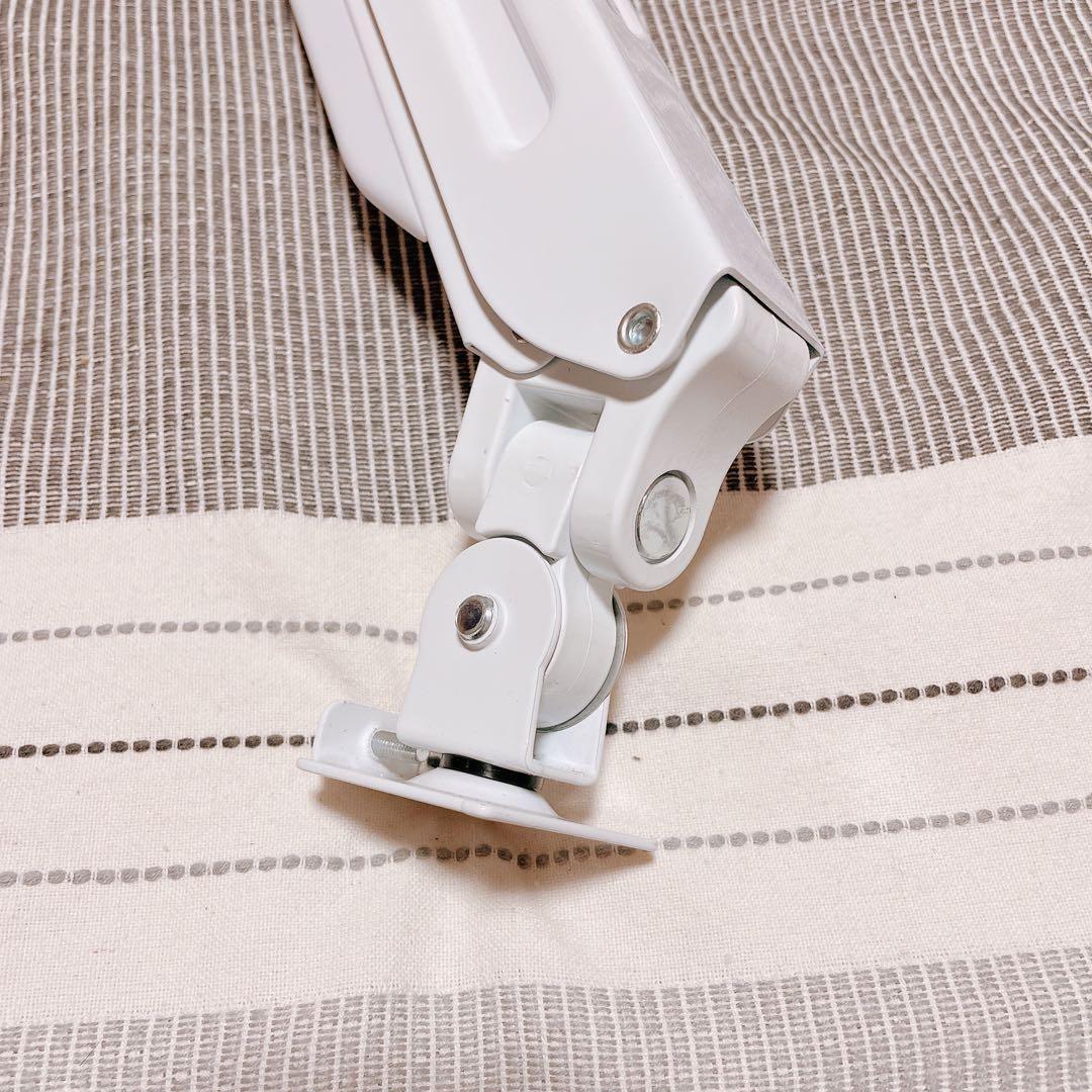 Suptek PC モニター アーム 液晶 ディスプレイ ガススプリング式 白