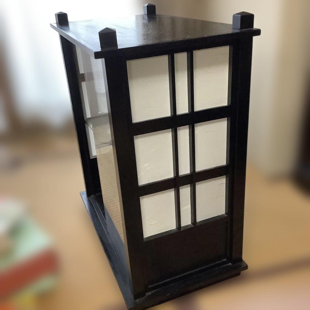 茶道具　飾り茶棚　インテリアケース　ショーケース　いち楽　障子