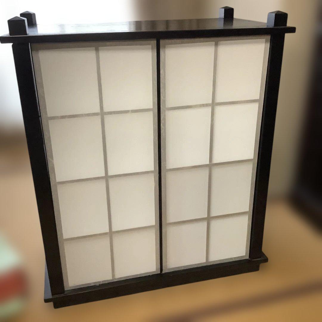 茶道具　飾り茶棚　インテリアケース　ショーケース　いち楽　障子