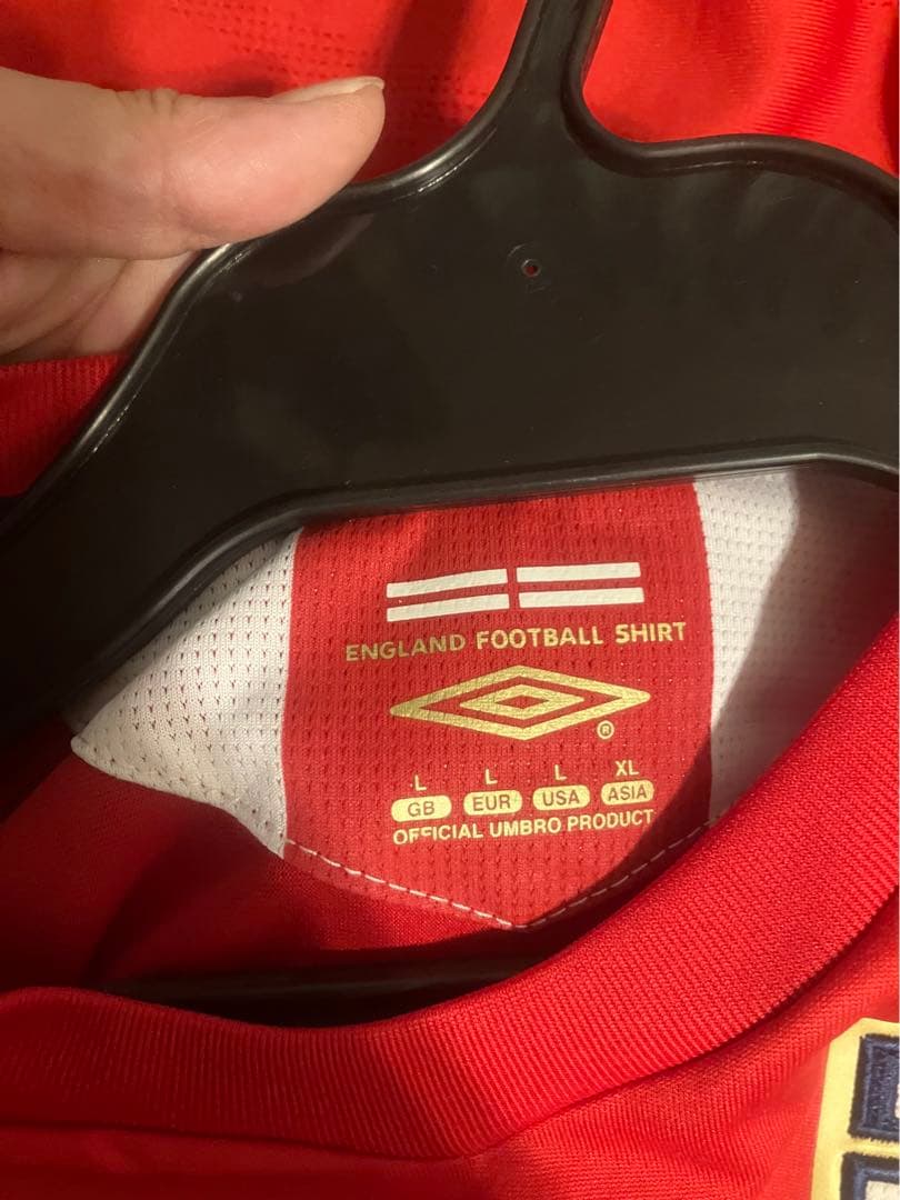 2006イングランドAWAYベッカムモデル。 未使用