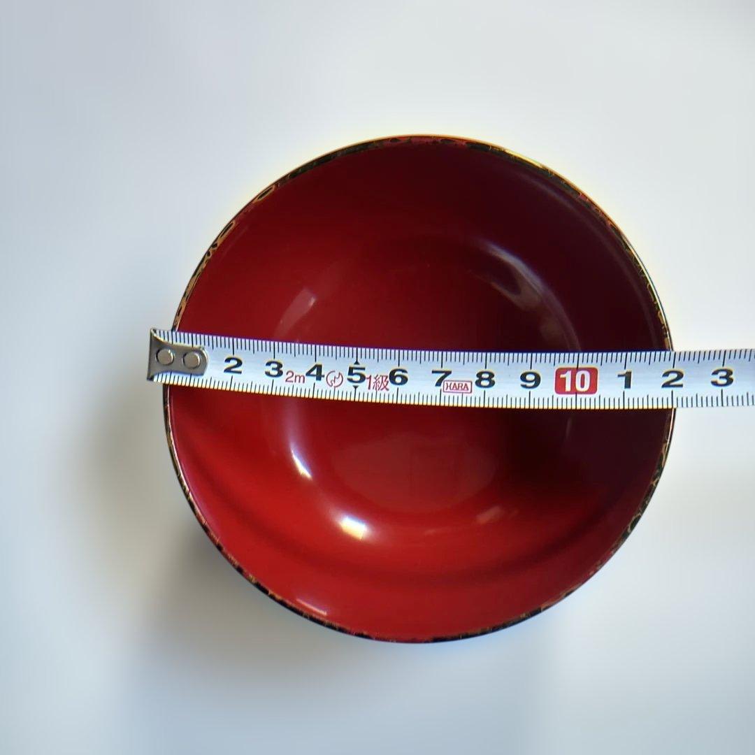 ✴︎自宅蔵出し・津軽塗・汁椀揃5客セット木箱入り・新品未使用✴︎