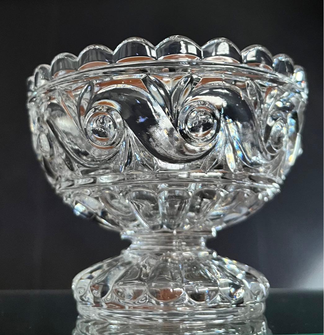 BACCARAT バカラ/※ルッセ 蓋物 キャンディーボックス クリスタル