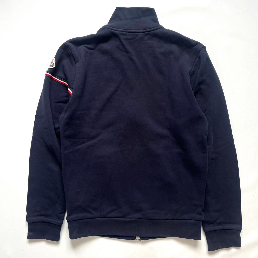 MONCLER モンクレール ジップ　ジャケット　メンズ　ロゴワッペン S 紺