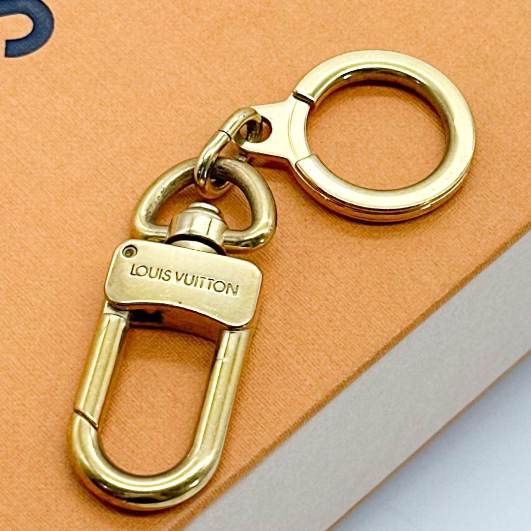ルイヴィトン アノクレ バッグチャーム キーホルダー キーリング ゴールド