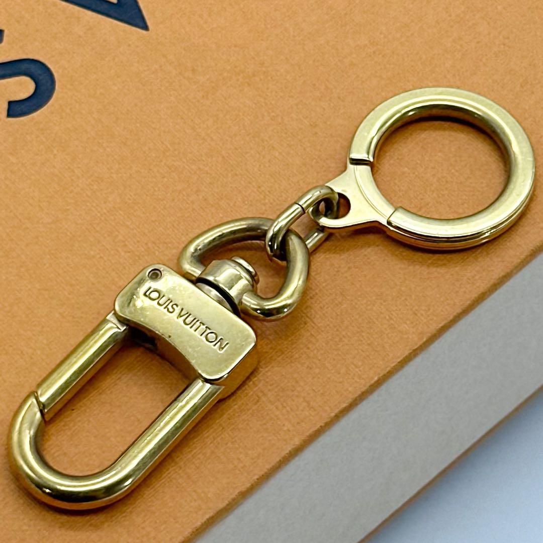 ルイヴィトン アノクレ バッグチャーム キーホルダー キーリング ゴールド