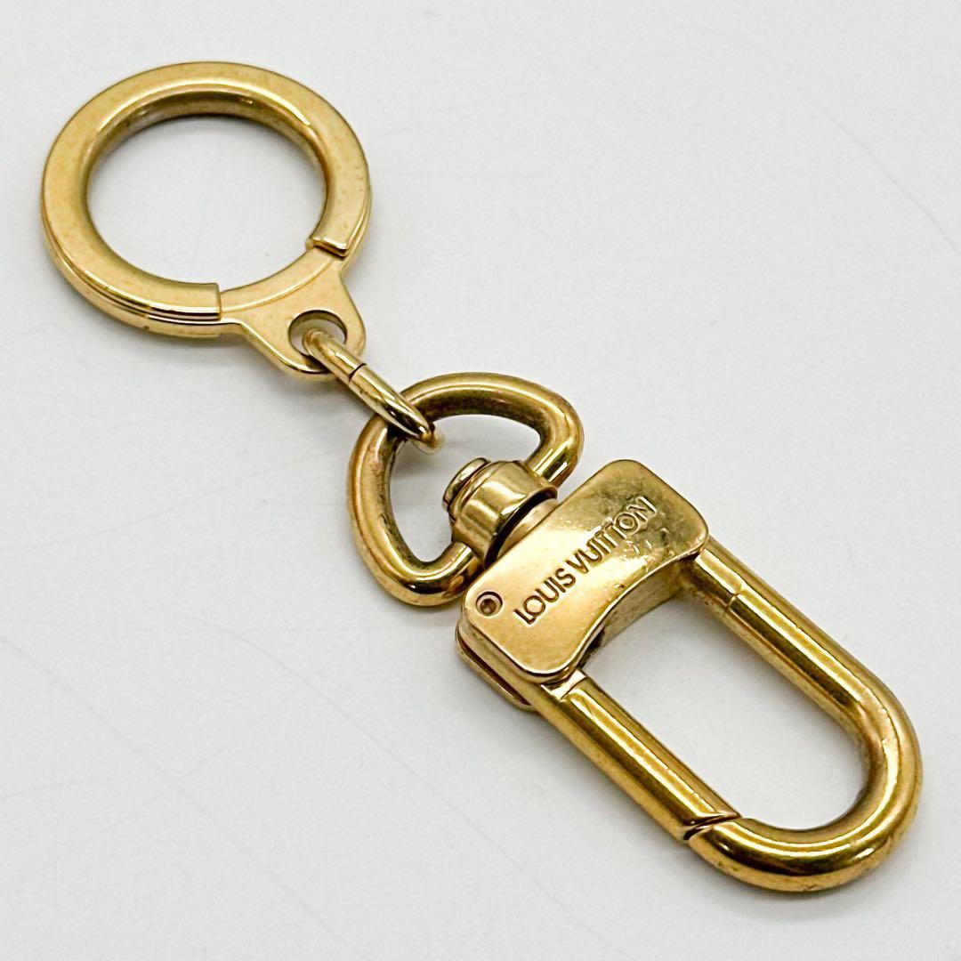 ルイヴィトン アノクレ バッグチャーム キーホルダー キーリング ゴールド