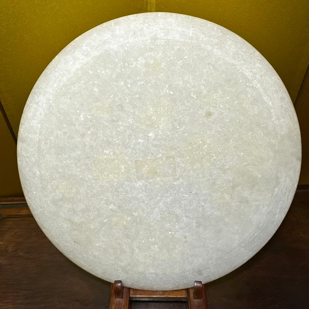 置物，皿，ハンドメイド 天然石　細工 螺細 プレート 飾り皿