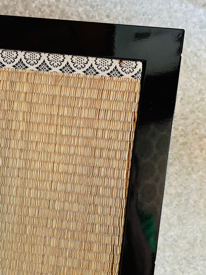 祐月／雛祭り用飾り台(黒塗り)