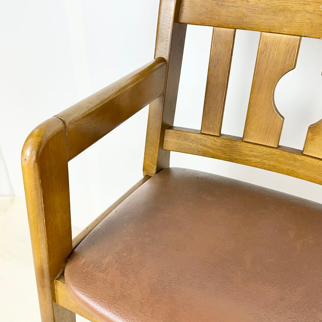 karimoku ダイニングチェア ブラウン　子供用チェア