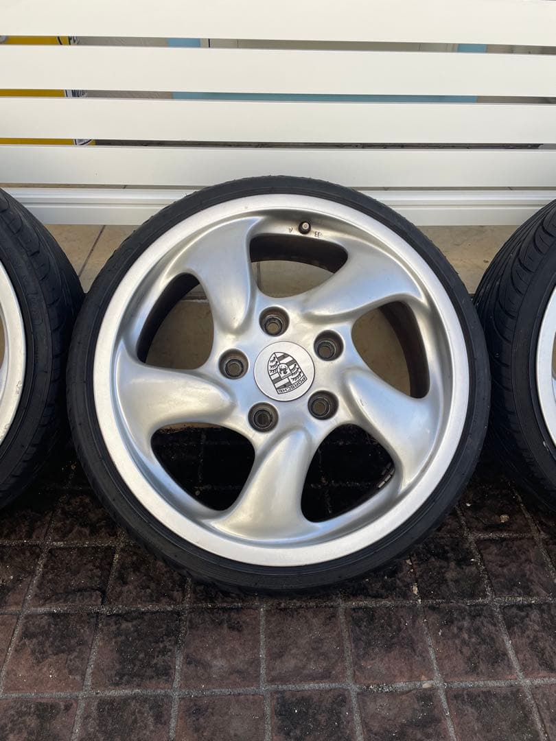 ポルシェ　ボクスター986純正17インチ7j タイヤホイール4本セット