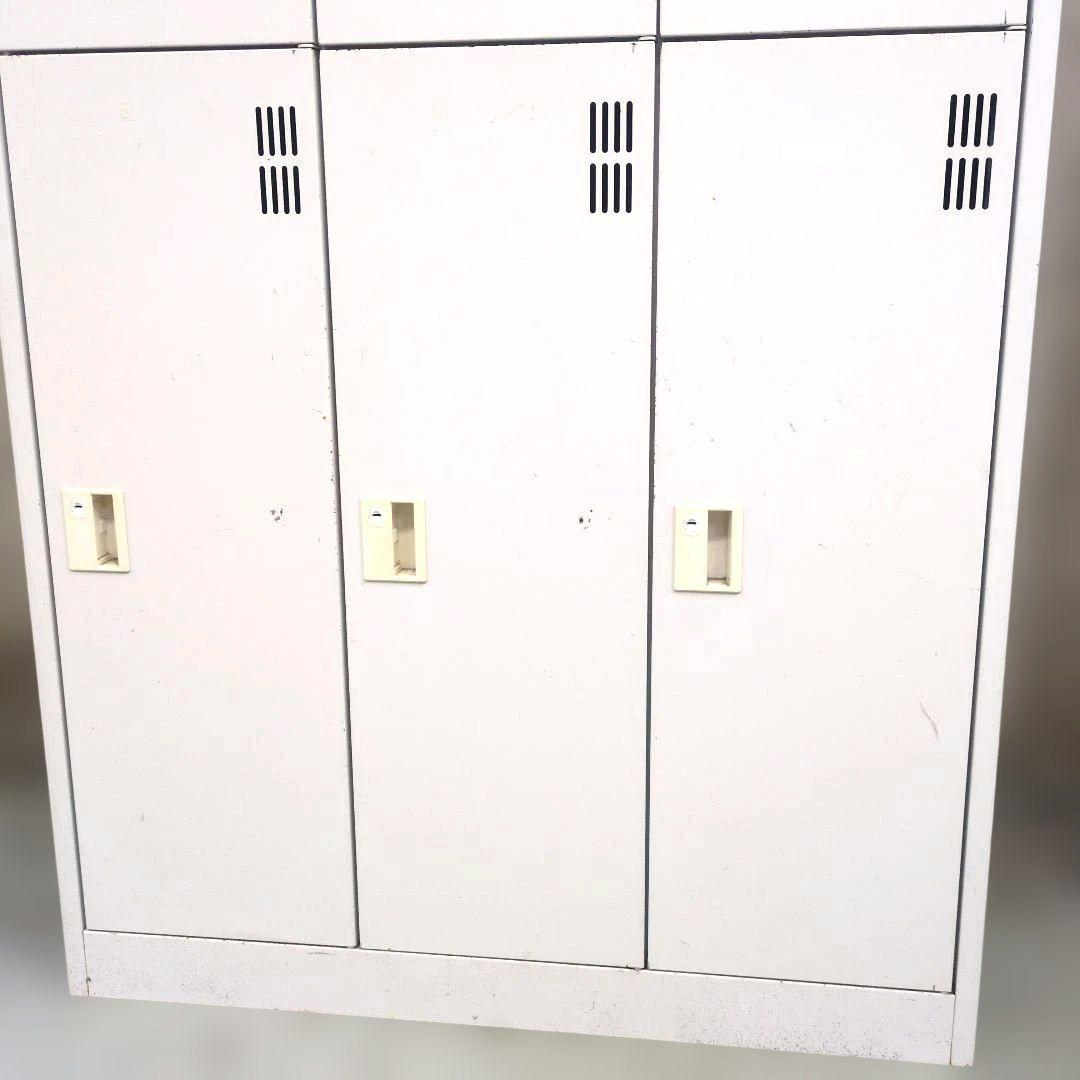 縦型オフィスロッカー 6人用 鍵付4ヵ所