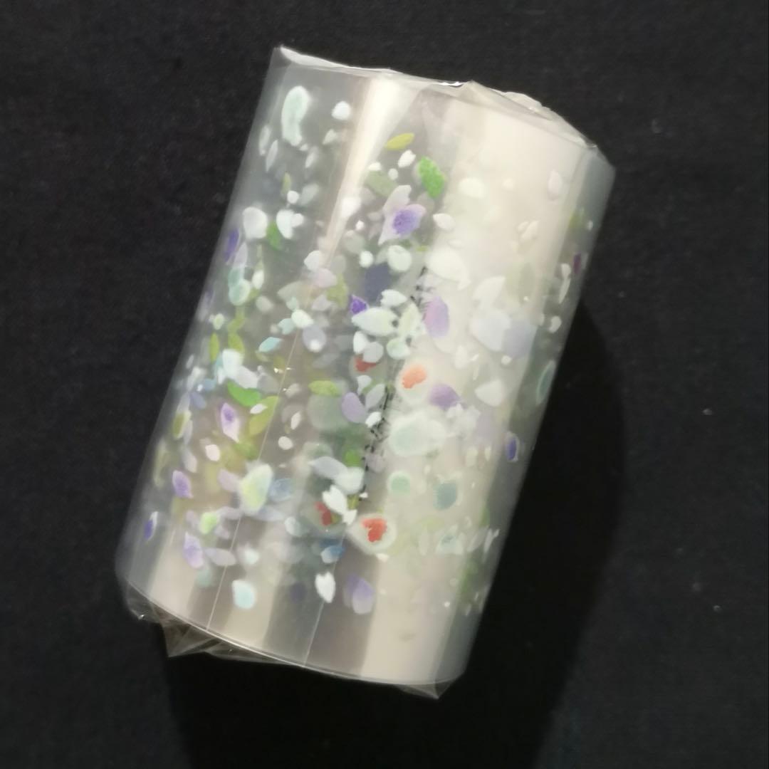 【8759】海外　マステ　5m巻売り　PETカッティング　花びら