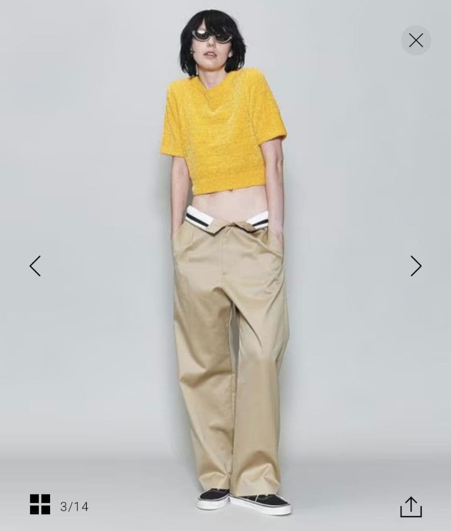 【限定価格】＜6(ROKU)＞コットン チノ パンツ