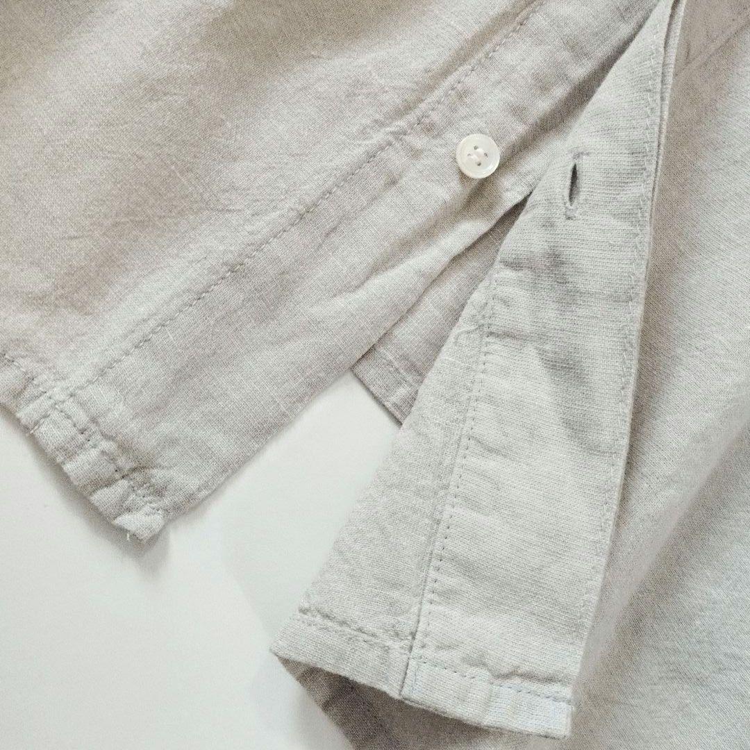 Plantation✨️コットンリネン ワイドシャツ 製品洗い