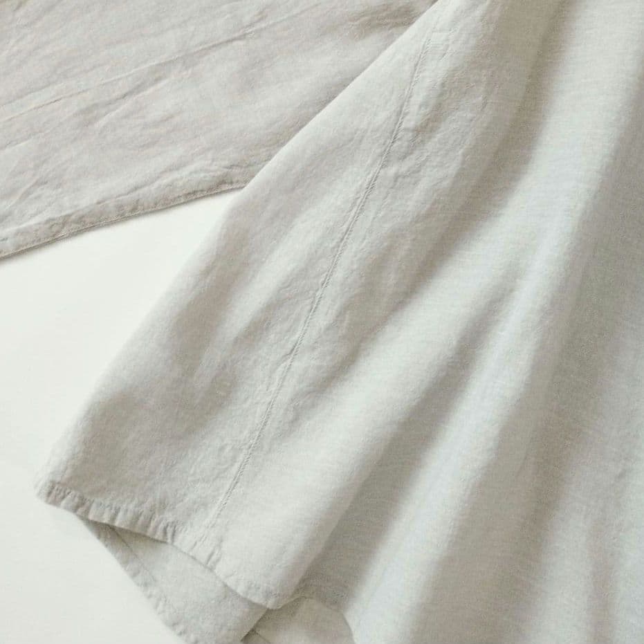 Plantation✨️コットンリネン ワイドシャツ 製品洗い