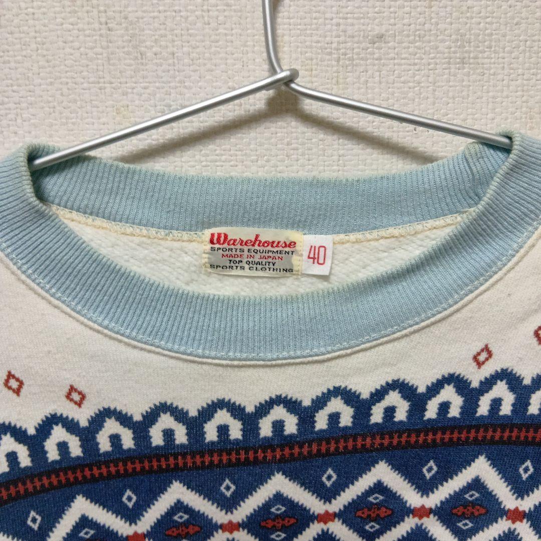 C*H様 ウエアハウス　雪柄スウェット