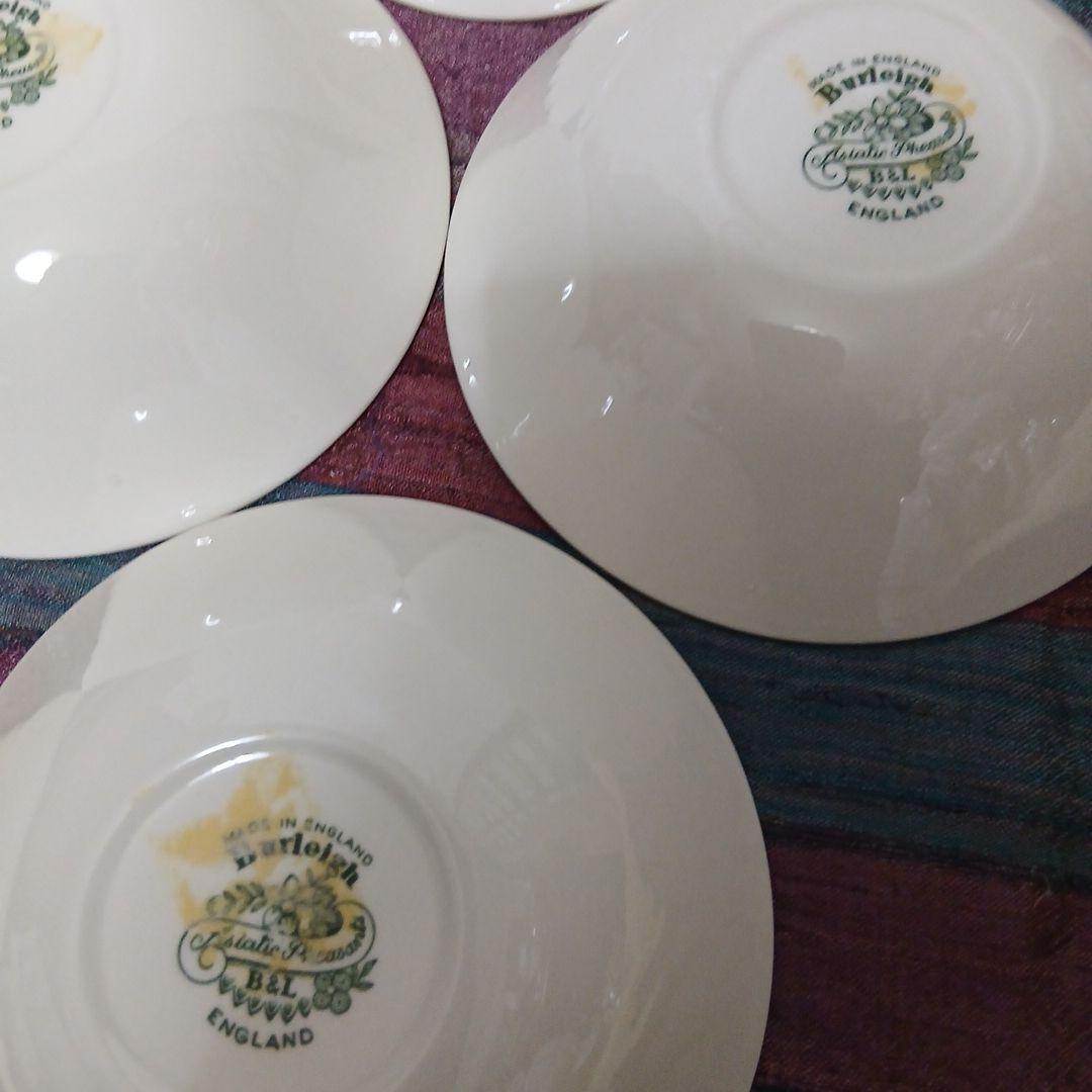 Burleigh 食器セット 4+4点　ボウル　小皿　バーレイ　アジアティック