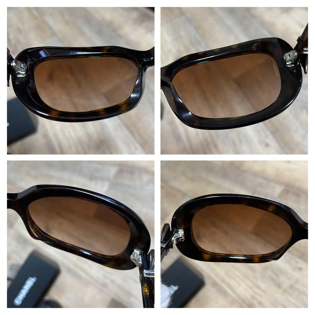 正規品☆シャネル ココマーク サングラス ブラウン べっ甲 リボン ヴィンテージ