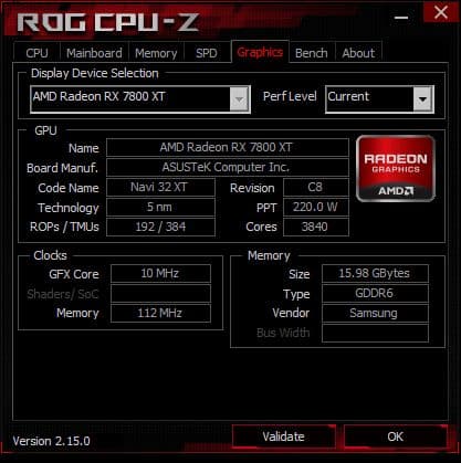グラフィックボード・グラボ・ビデオカード ASUS Radeon RX 7800 XT 16GB OC