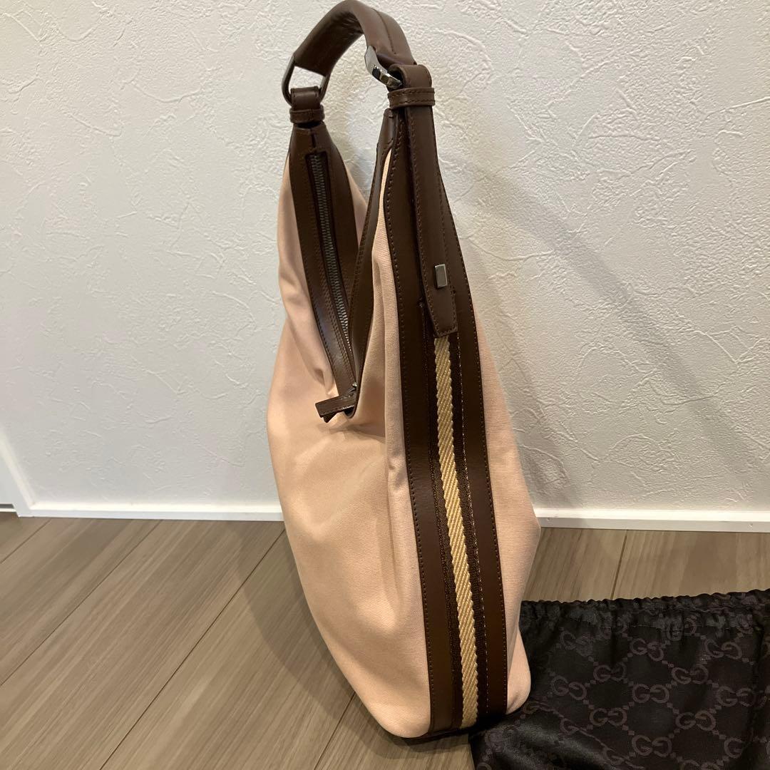 【美品】GUCCI グッチ シェリーライン ワンショルダー ハンドバッグ