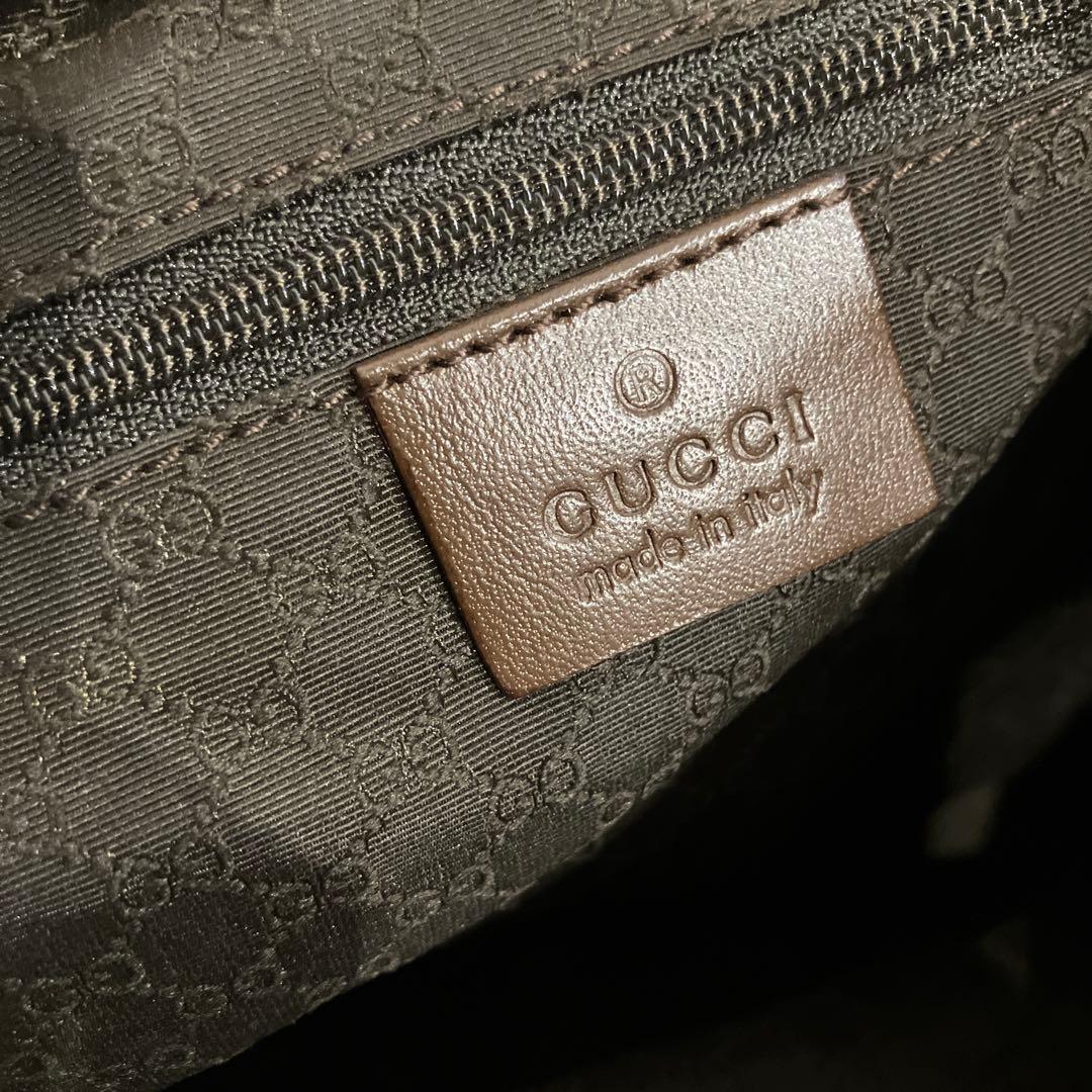 【美品】GUCCI グッチ シェリーライン ワンショルダー ハンドバッグ