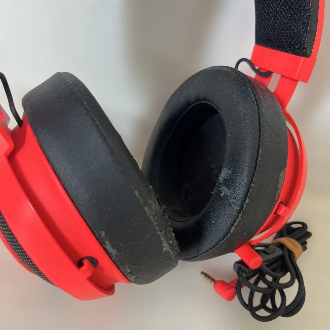 【激レア】Razer Kraken Pro V2 ゲーミングヘッドセット 赤