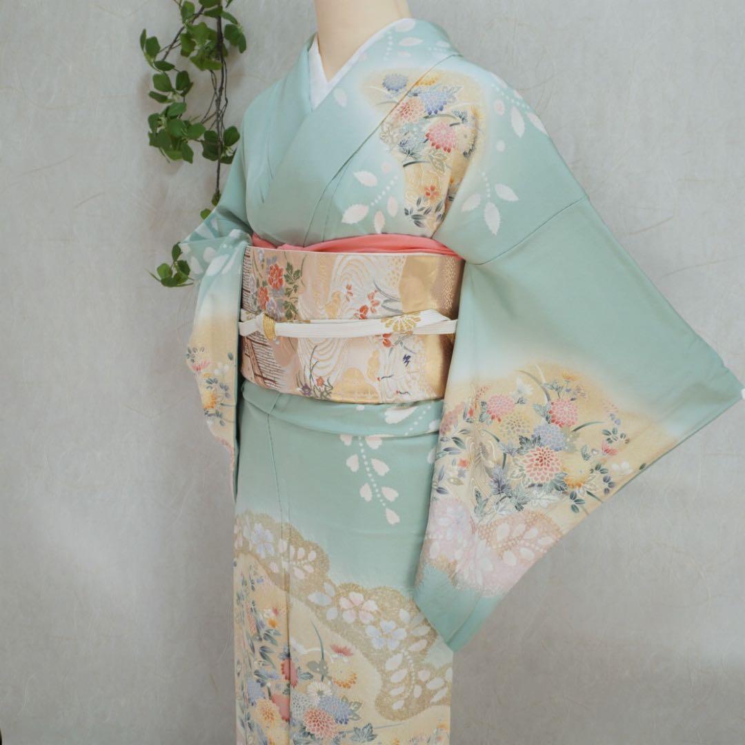 訪問着フルセット　289▪︎ 正絹　卒業式　入学式　お宮参り 七五三　披露宴