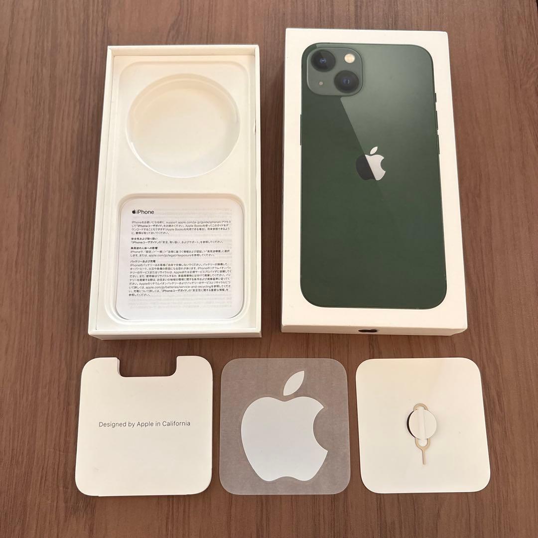 iPhone 13 128GB グリーン SIMフリー バッテリー85%