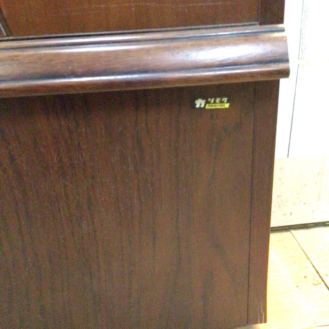 オールド　カリモク家具 コーナーテーブル