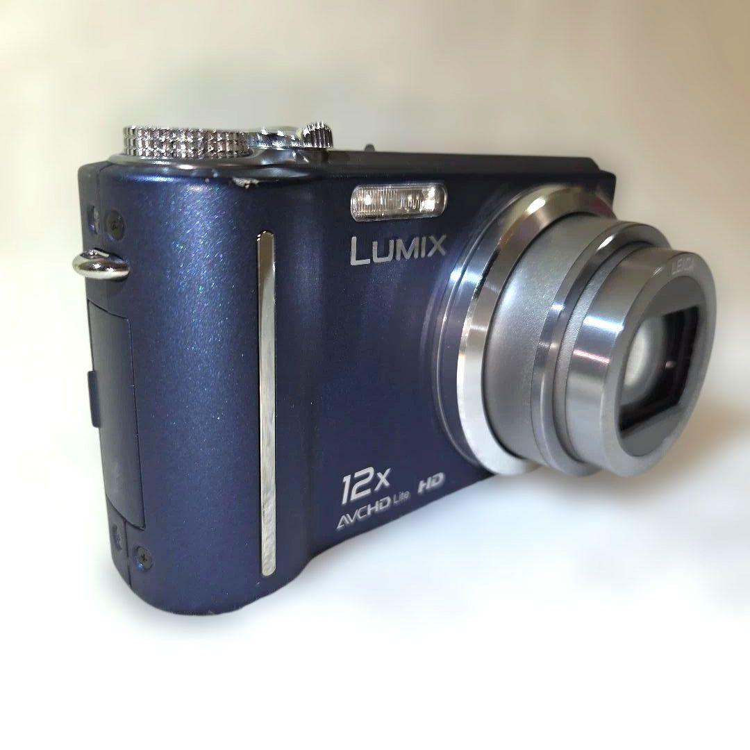 パナソニック Panasonic LUMIX DMC-TZ7 デジカメ 紺色
