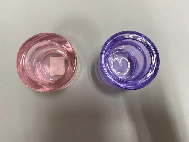 未使用　イッタラ　キビ　キャンドルホルダー　ラベンダー＆ペールピンク　2個