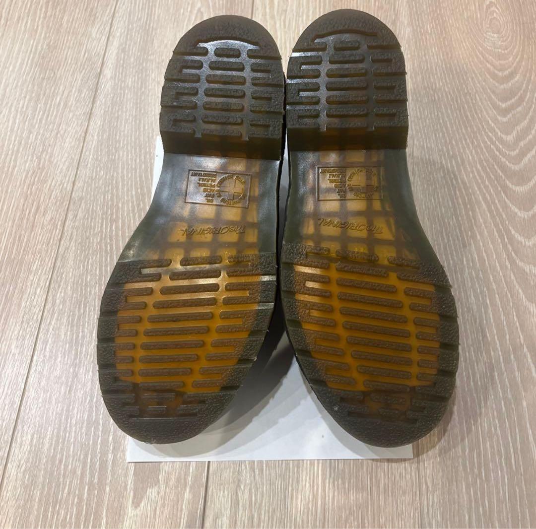 こ*ん様 ブラックレザーシューズ イエローステッチ箱無し