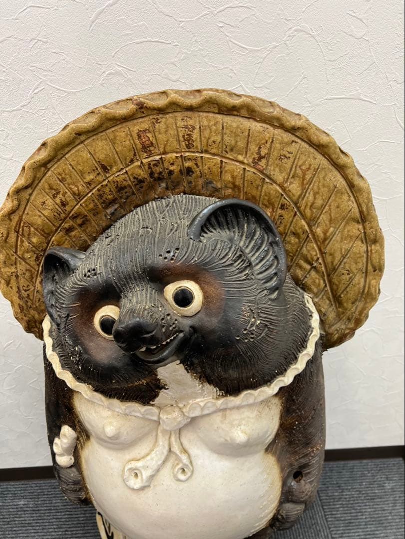 信楽焼 たぬき置物 特大サイズ 陶器製 縁起物 滋賀 工芸品 インテリア