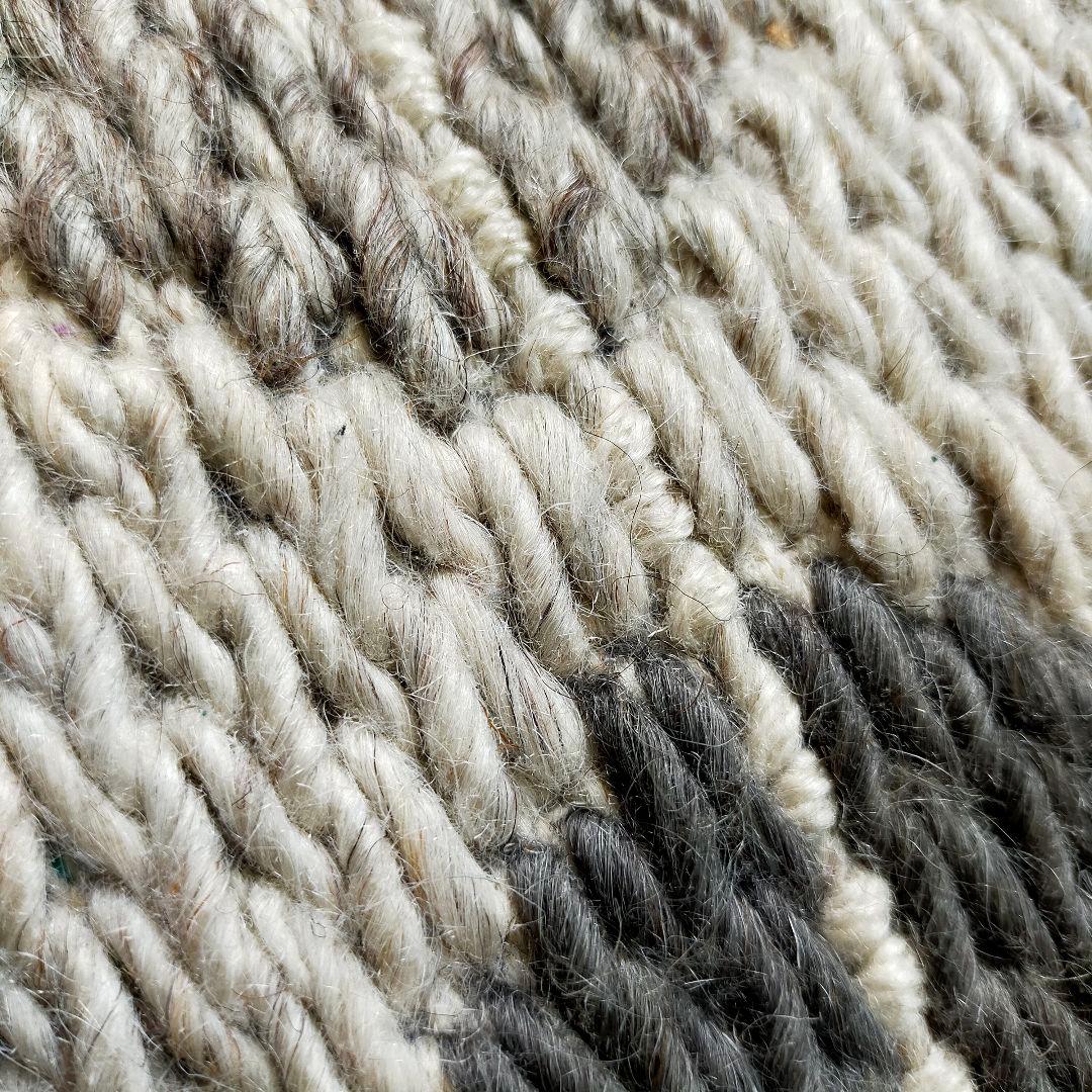 ウニコ　手編み ウールラグ　 北欧モダン シンプルデザイン　カーペット　絨毯