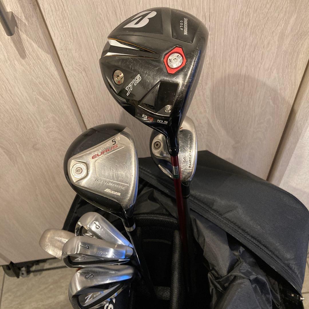 TOURSTAGE ゴルフクラブセット レッド ブラック