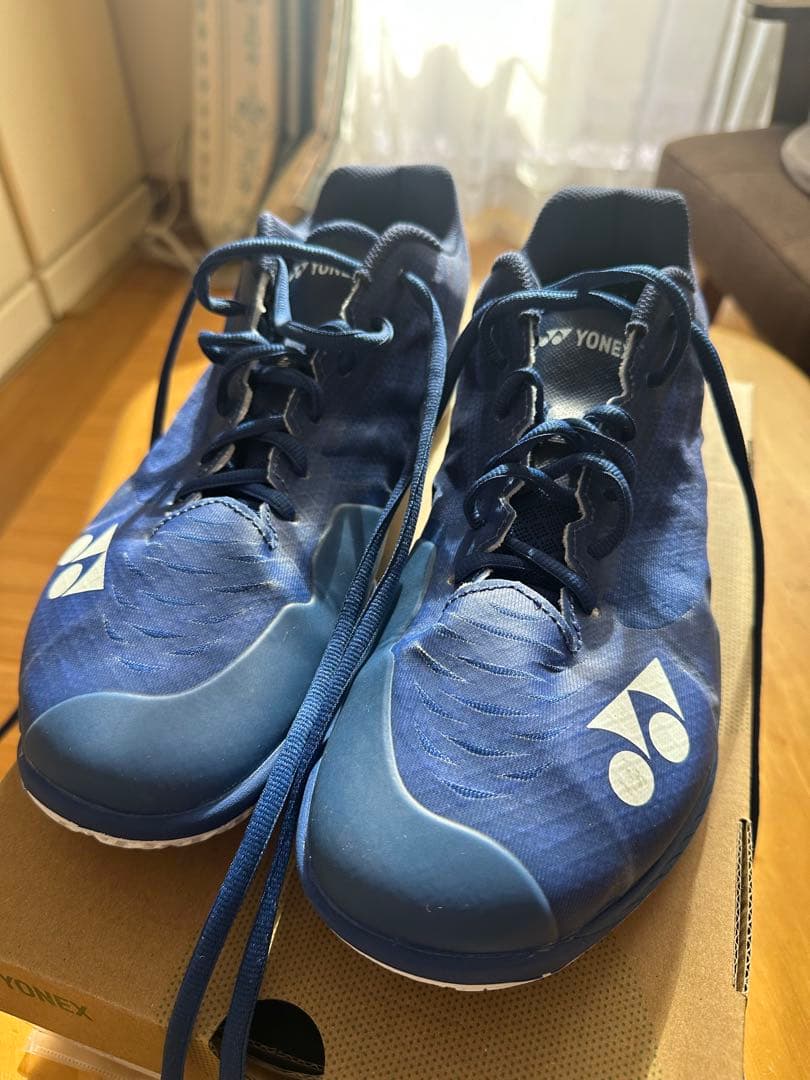 [ヨネックス] バドミントンシューズパワークッションエアラスＺワイド青28センチ