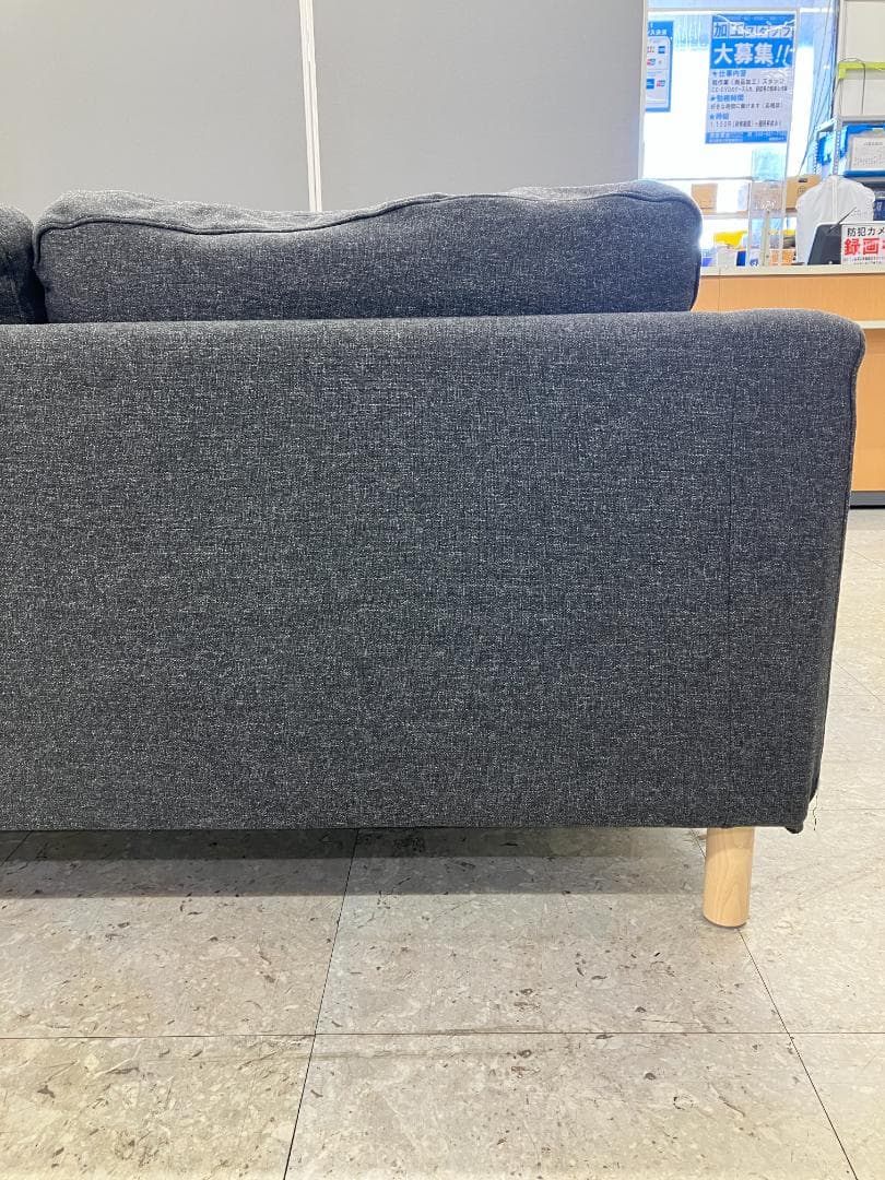 IKEA 3人掛けソファ PARUP グレー