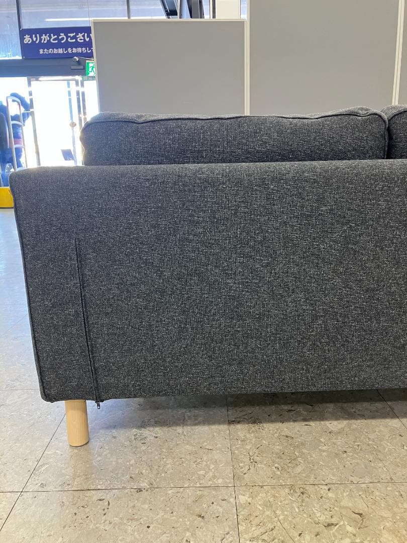 IKEA 3人掛けソファ PARUP グレー