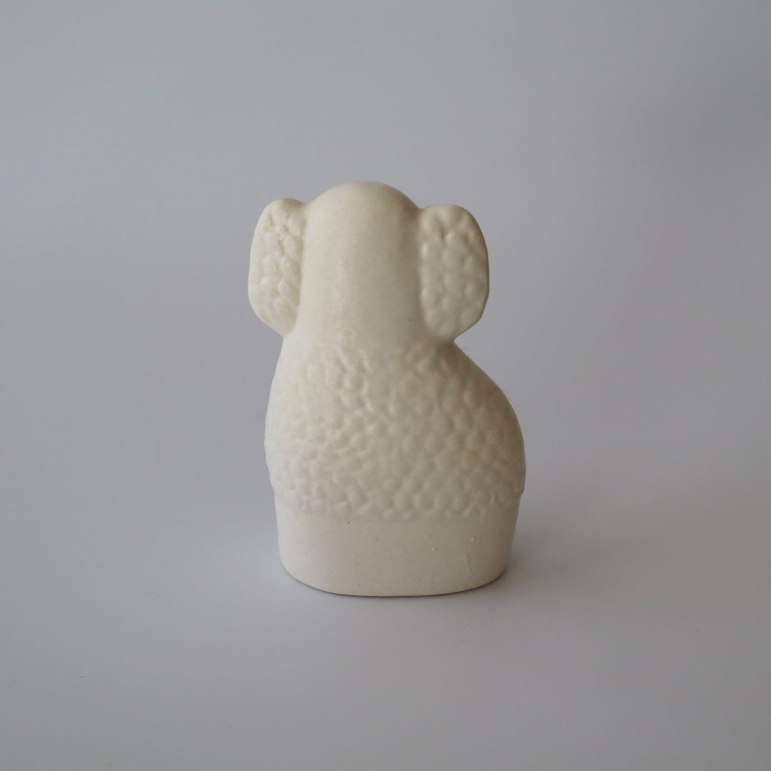 リサラーソン　プードル　グレー・ホワイト2点セット