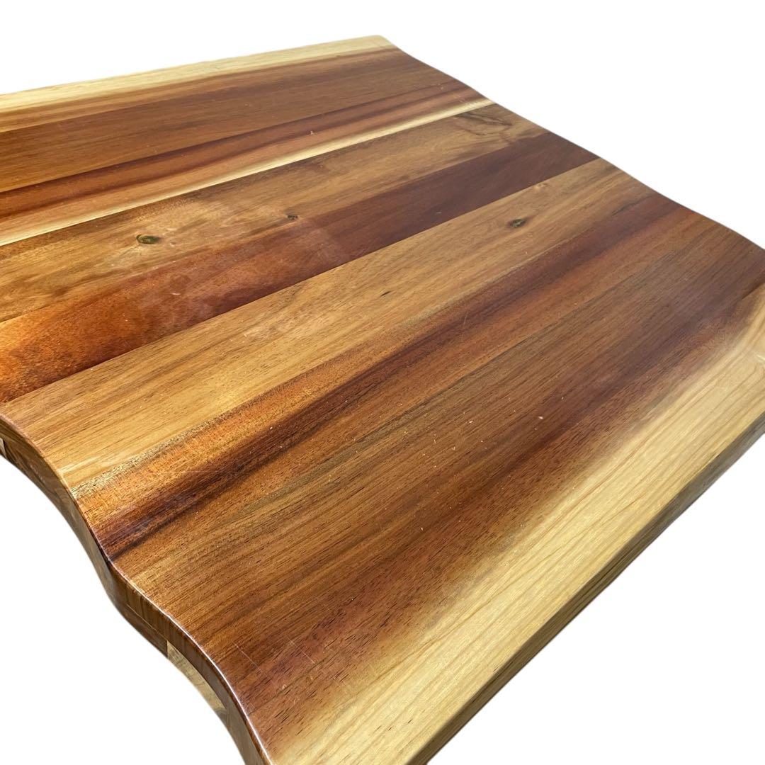 高級　ベトナム製　座卓としても使えるモンキーポッド　一枚板　ダイニングテーブル