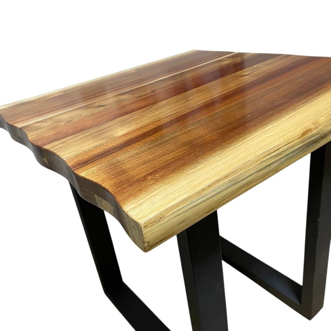 高級　ベトナム製　座卓としても使えるモンキーポッド　一枚板　ダイニングテーブル