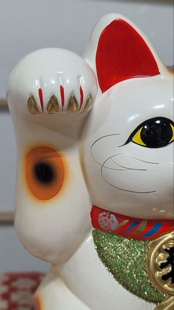 【7号右手】福招き 招き猫【常滑焼】