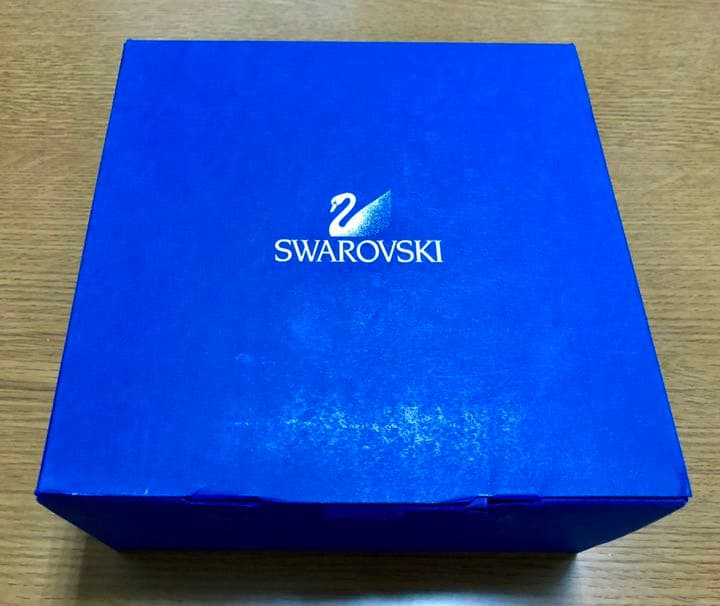 SWAROVSKI スワロフスキー クリスタル 置物 スワンのはばたき