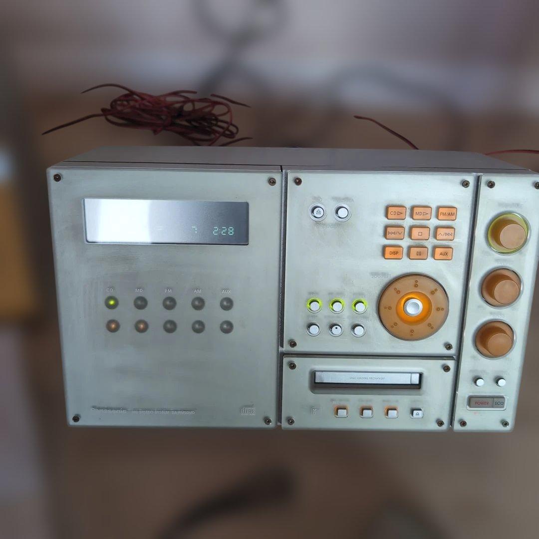 Panasonic パナソニック SA-PM50MD CD/MDミニコンポ