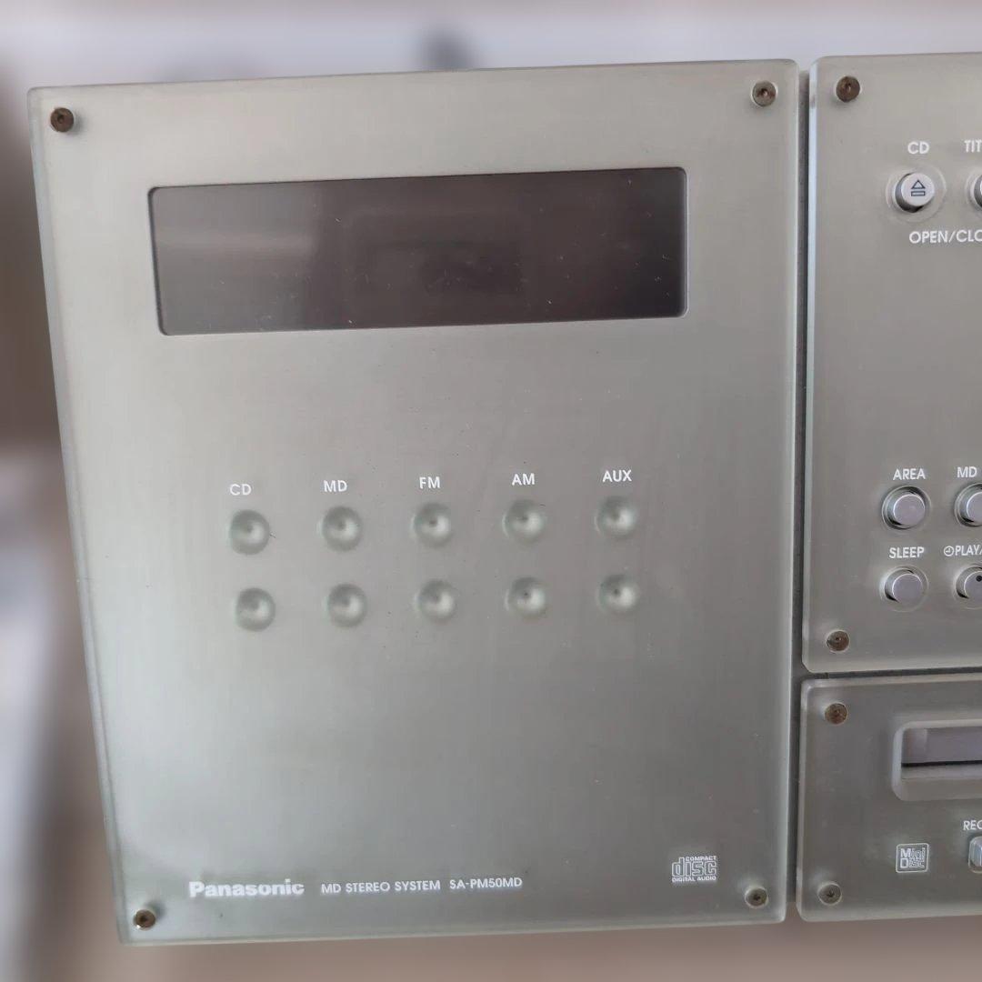 Panasonic パナソニック SA-PM50MD CD/MDミニコンポ