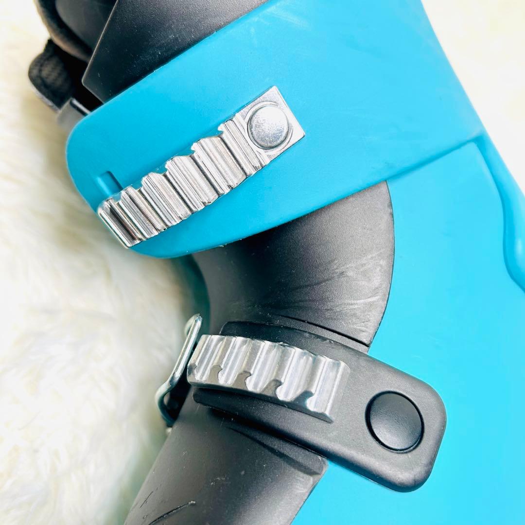 【美品】HEAD J2 ジュニアスキーブーツ 20cm〜20.5cm 水色