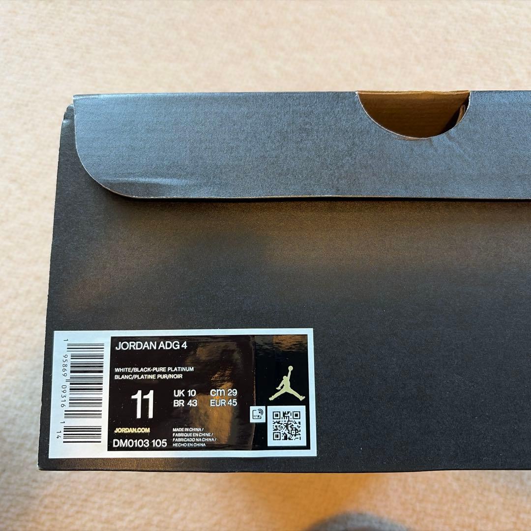 NIKE Jordan ADG 4 ゴルフシューズ ホワイト　29cm US11