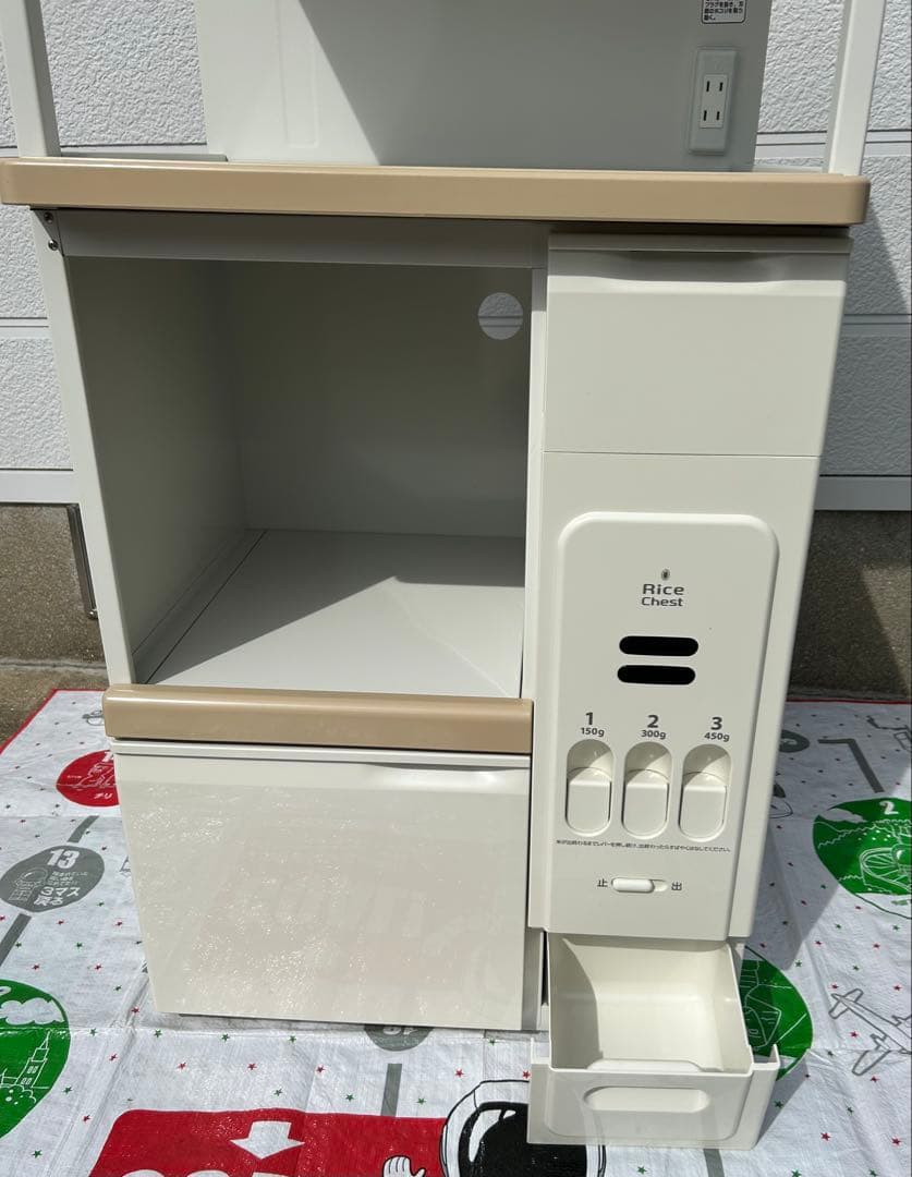 中古品　エムケー精工　キッチン収納庫　米びつ　FKD－206