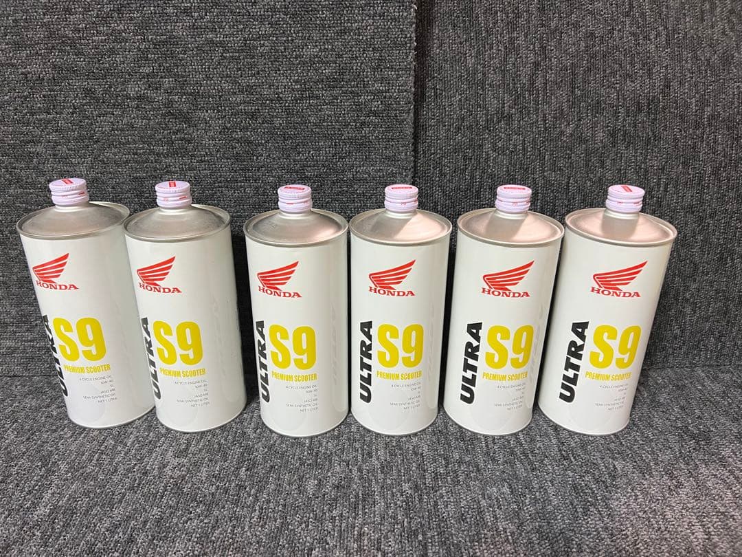 HONDA ULTRA S9 プレミアムスクーター用オイル 6本セット