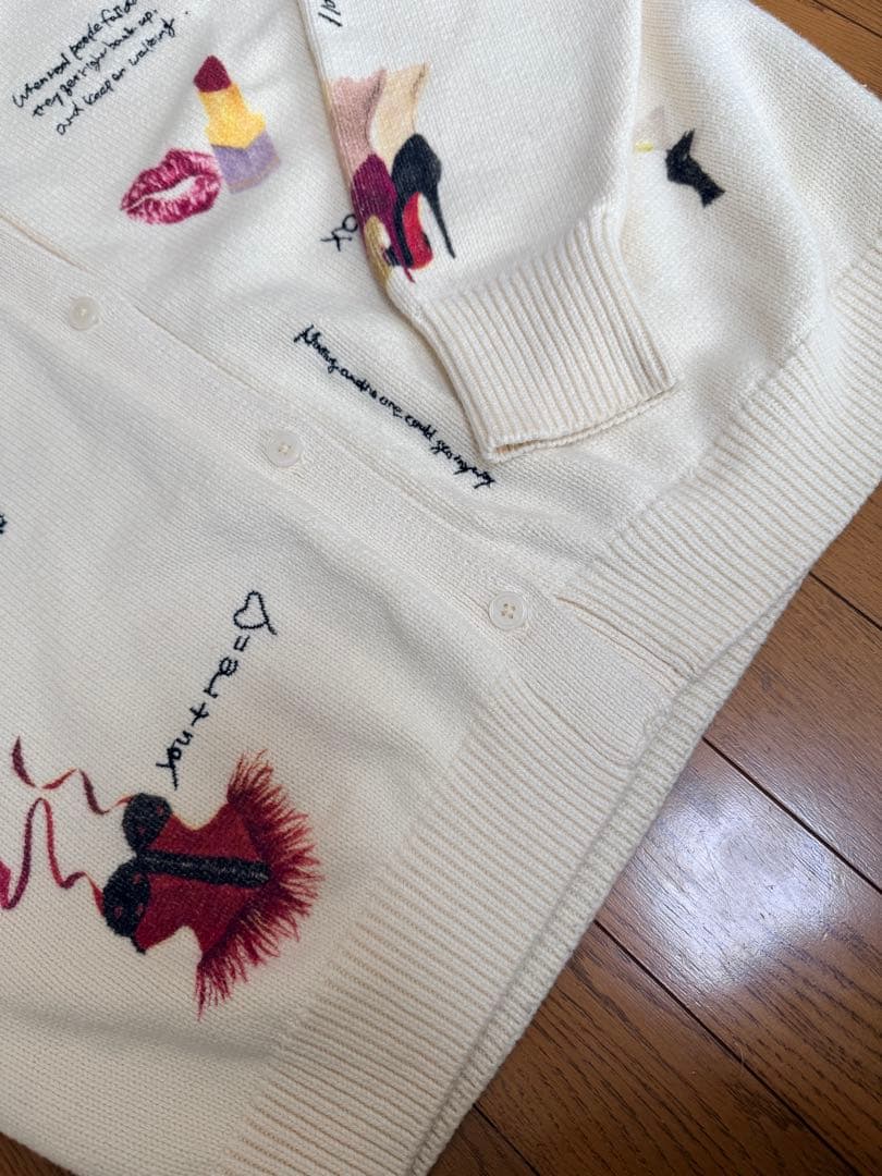 Ameriアメリ☆LITTLE FUNNY FACE KNIT CARDIGAN